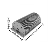96MM Wide Punched Fin Heatsink For LED Flood Light